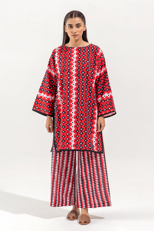 PRINTED KHADDAR SHIRT (PRET)