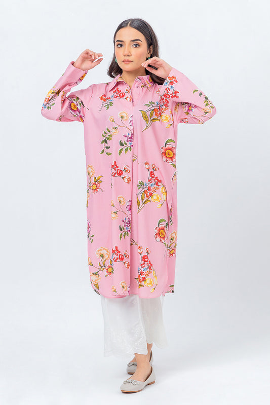 PRINTED POPLIN SHIRT (PRET)
