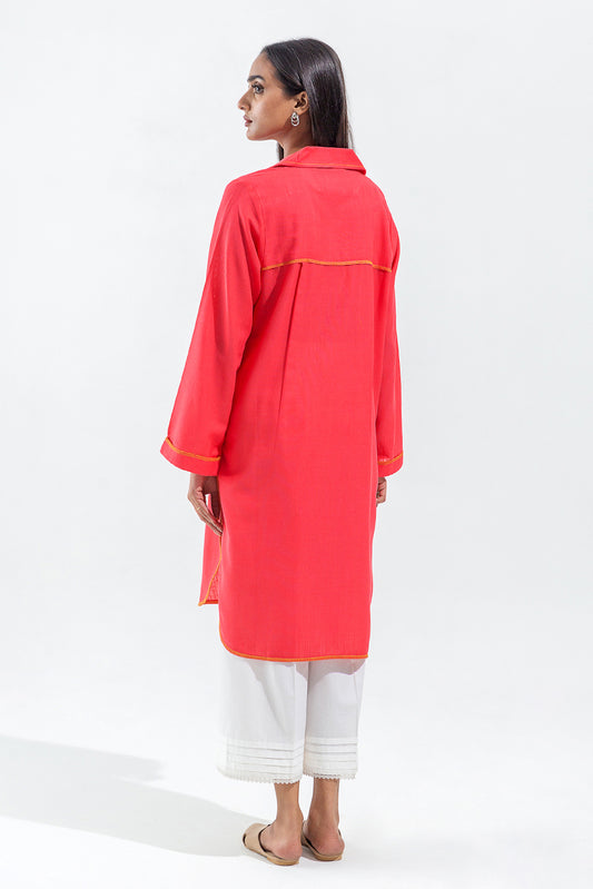 BASIC SLUB KHADDAR SHIRT (PRET)