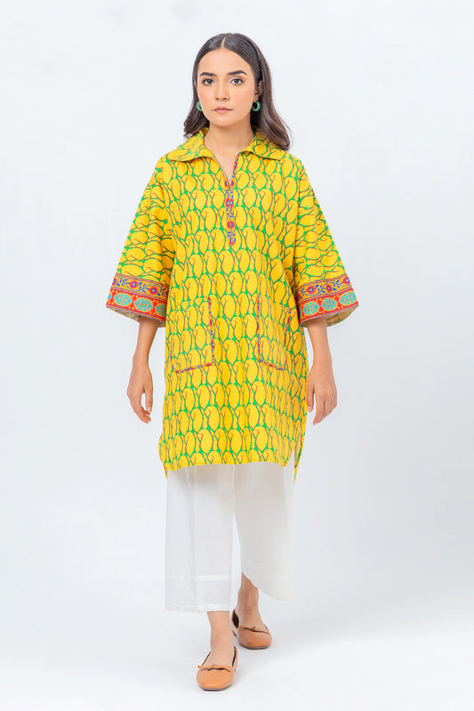 PRINTED POPLIN SHIRT (PRET)