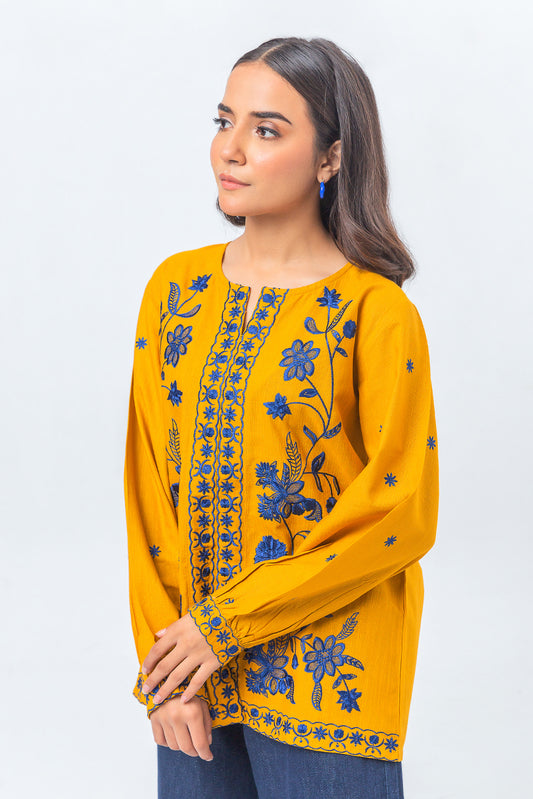SLUB KHADDAR TOP (PRET)