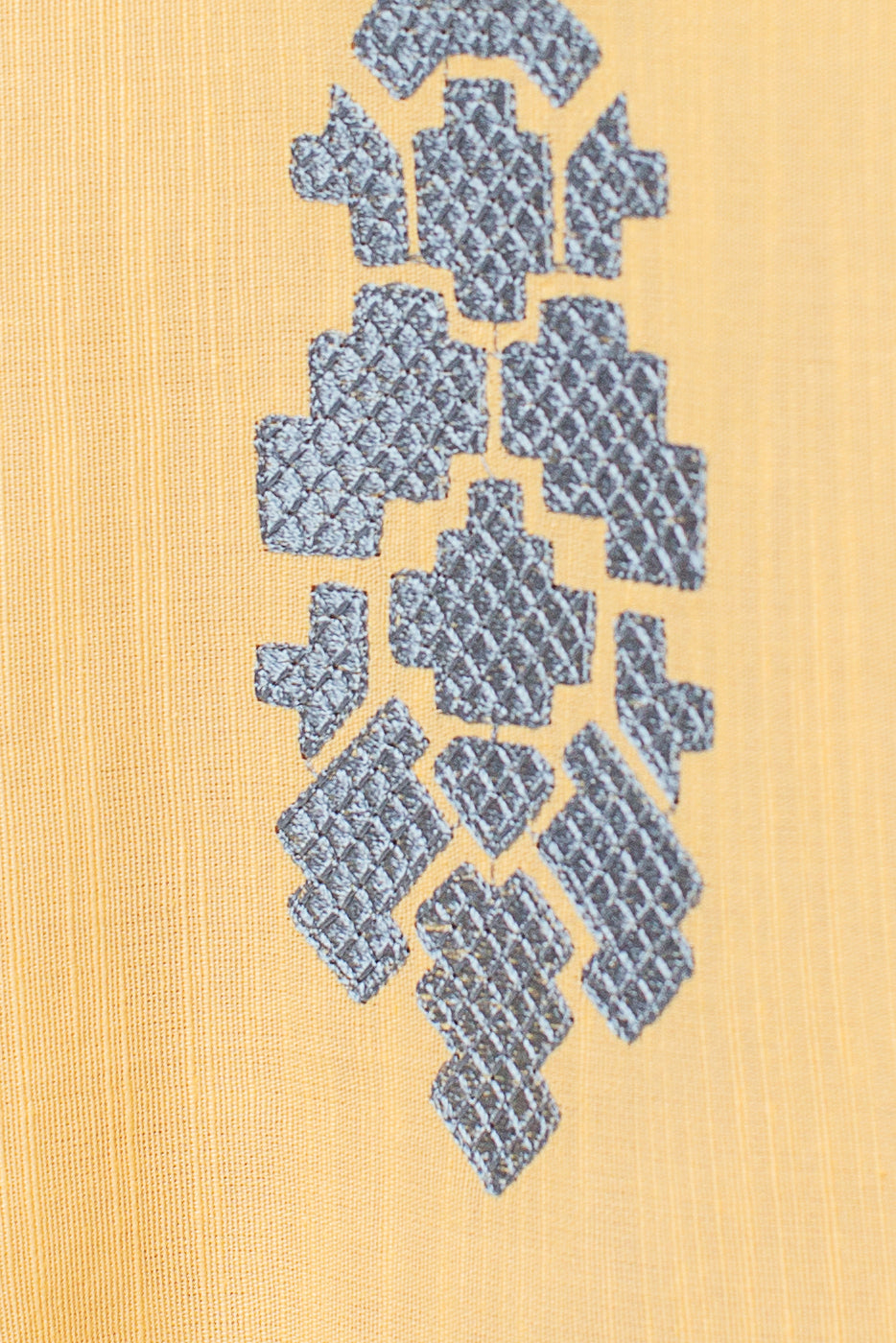 EMBROIDERED SLUB KHADDAR SHIRT (PRET)