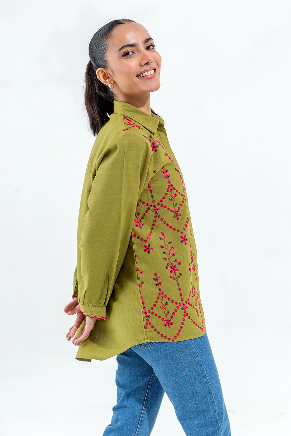 Embroidered Top - BEECHTREE