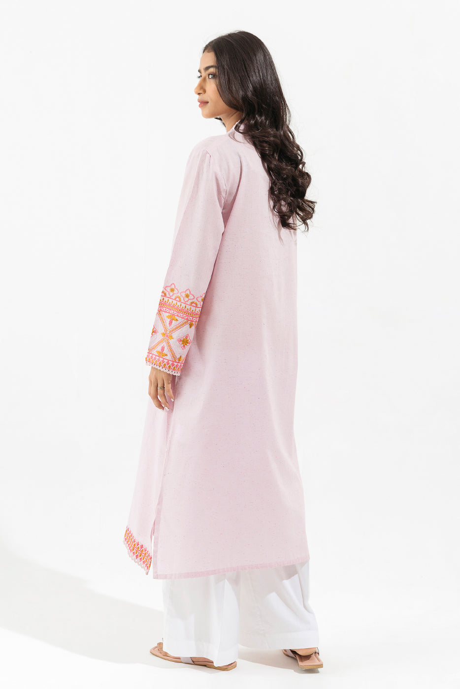 EMBROIDERED MULTI NEPS SHIRT (PRET)