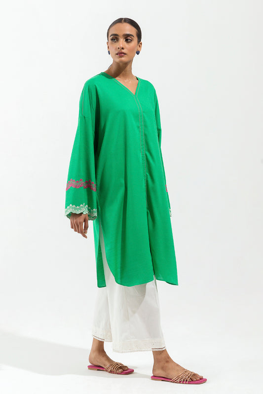 EMBROIDERED VISCOSE SHIRT (PRET)