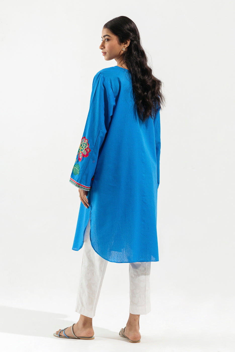 EMBROIDERED MULTI NEPS SHIRT (PRET)