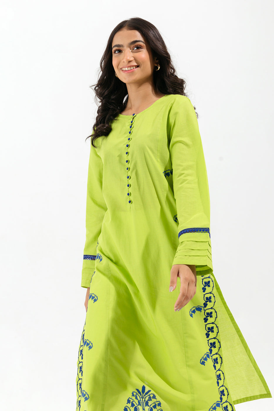 EMBROIDERED LAWN SHIRT (PRET)