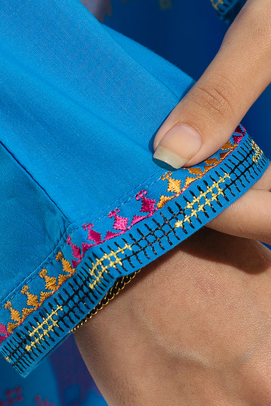 EMBROIDERED LAWN SHIRT(PRET)