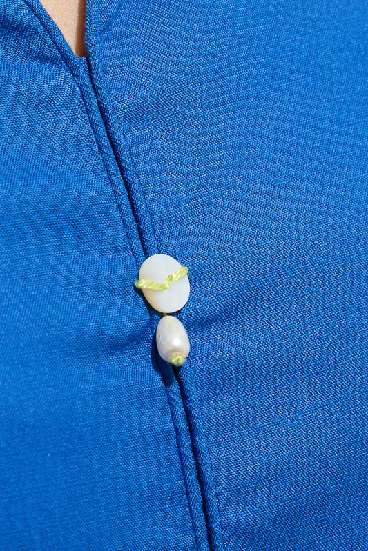 EMBROIDERED VISCOSE SHIRT (PRET)