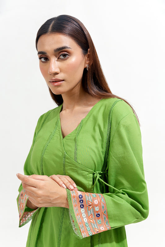 EMBROIDERED COTTON SHIRT (PRET)