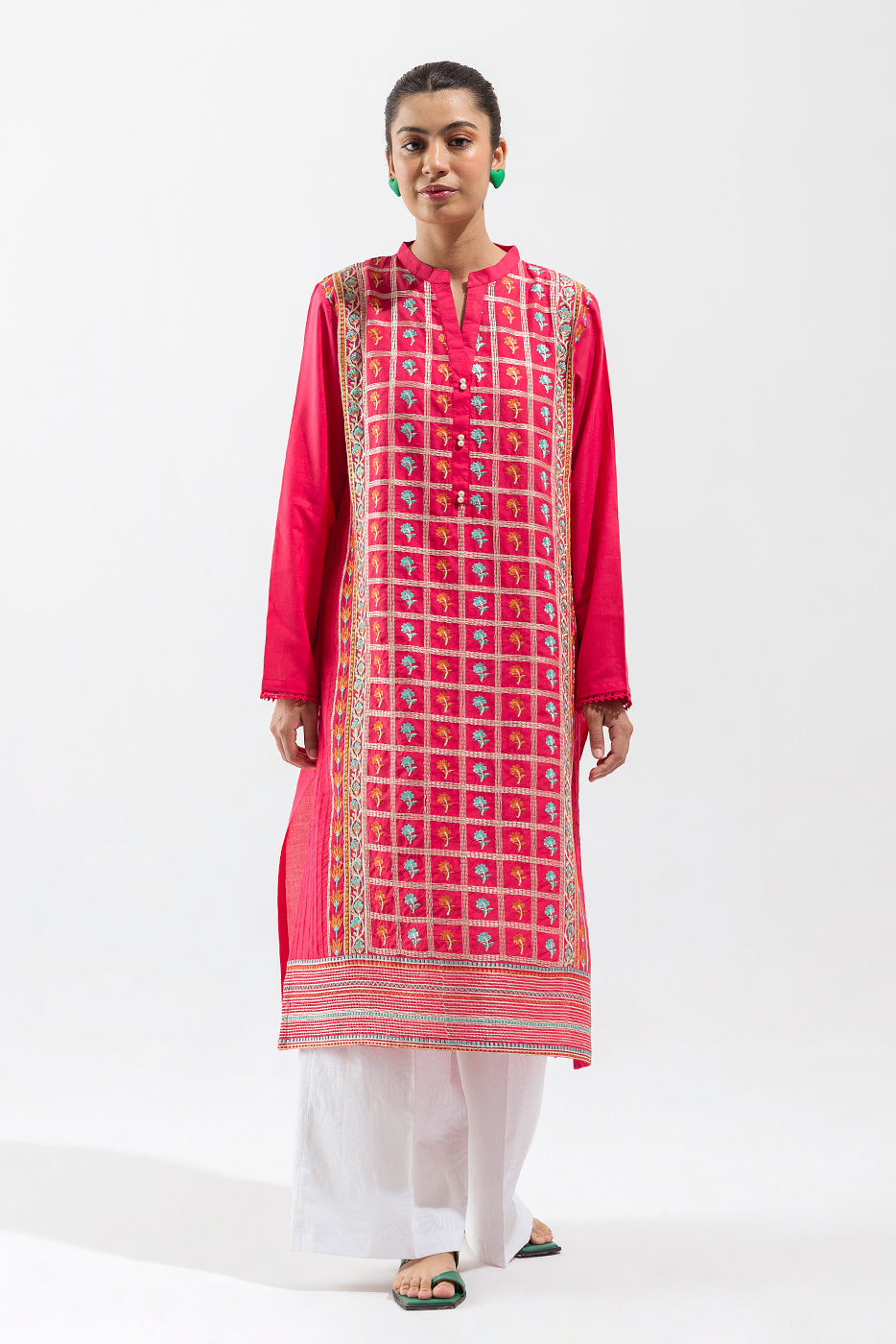 EMBROIDERED LAWN SHIRT (PRET)