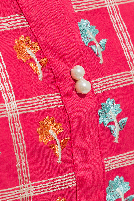 EMBROIDERED LAWN SHIRT (PRET)