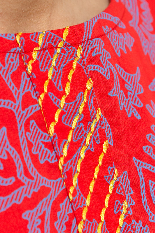 PRINTED VISCOSE SHIRT (PRET)