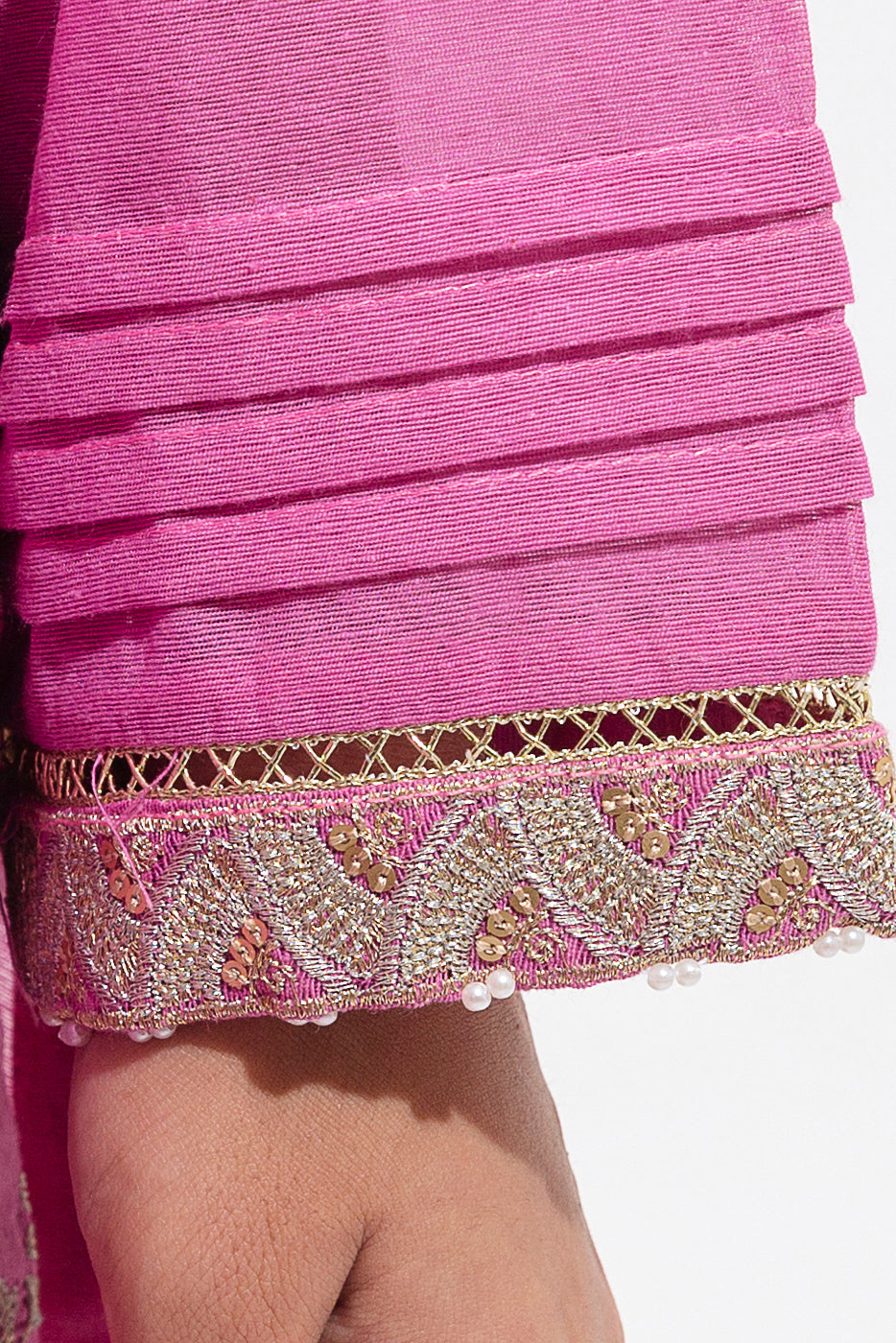 EMBROIDERED KARANDI SHIRT (LUXURY PRET)