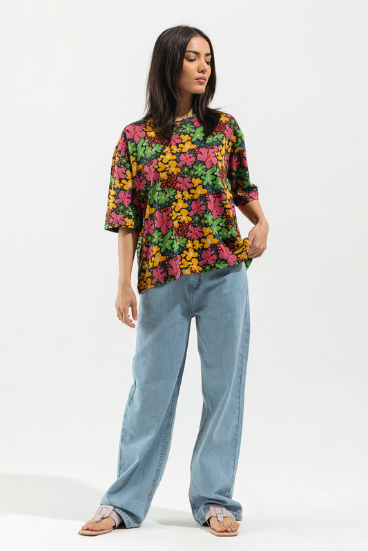 FLORAL PRINTED T-SHIRT