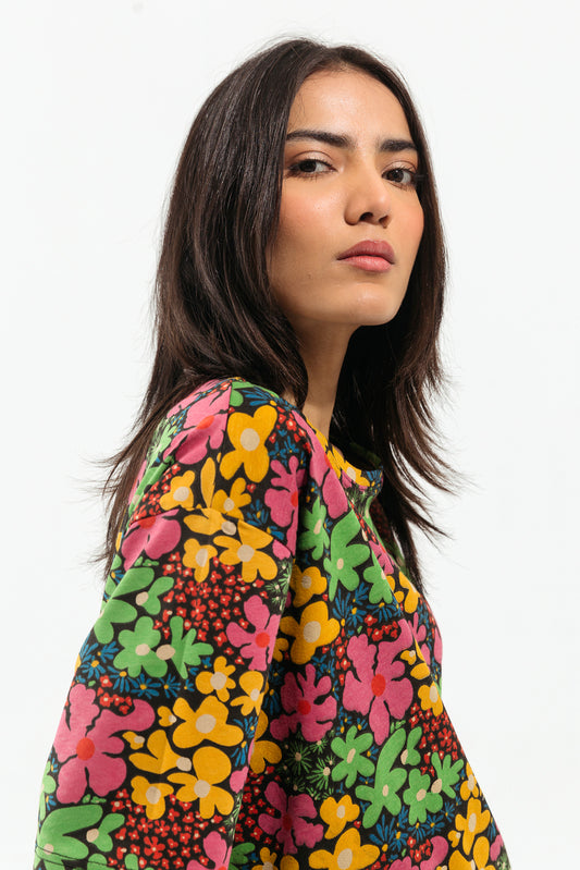 FLORAL PRINTED T-SHIRT