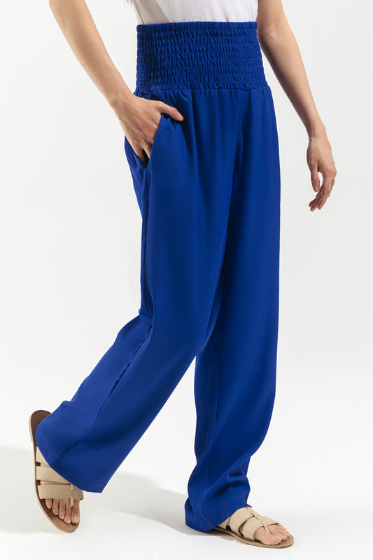 ELECTRIC BLUE TAILORED PANTS