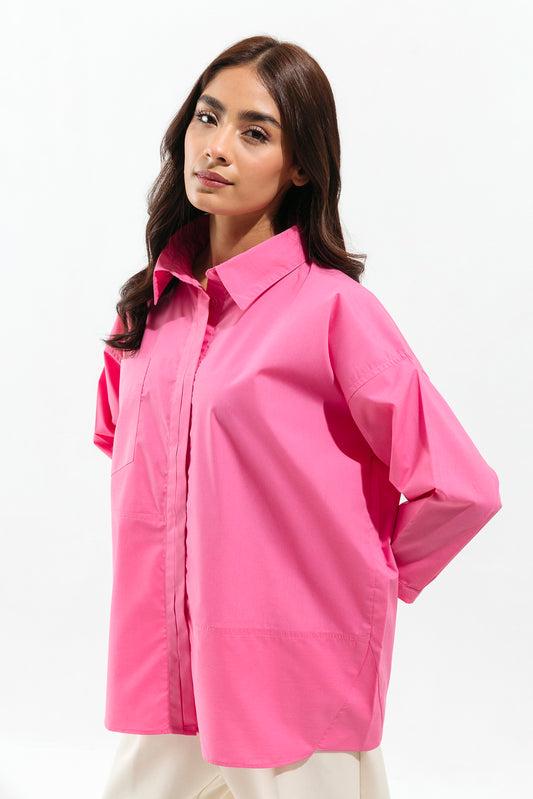 PINK BUTTON DOWN SHIRT