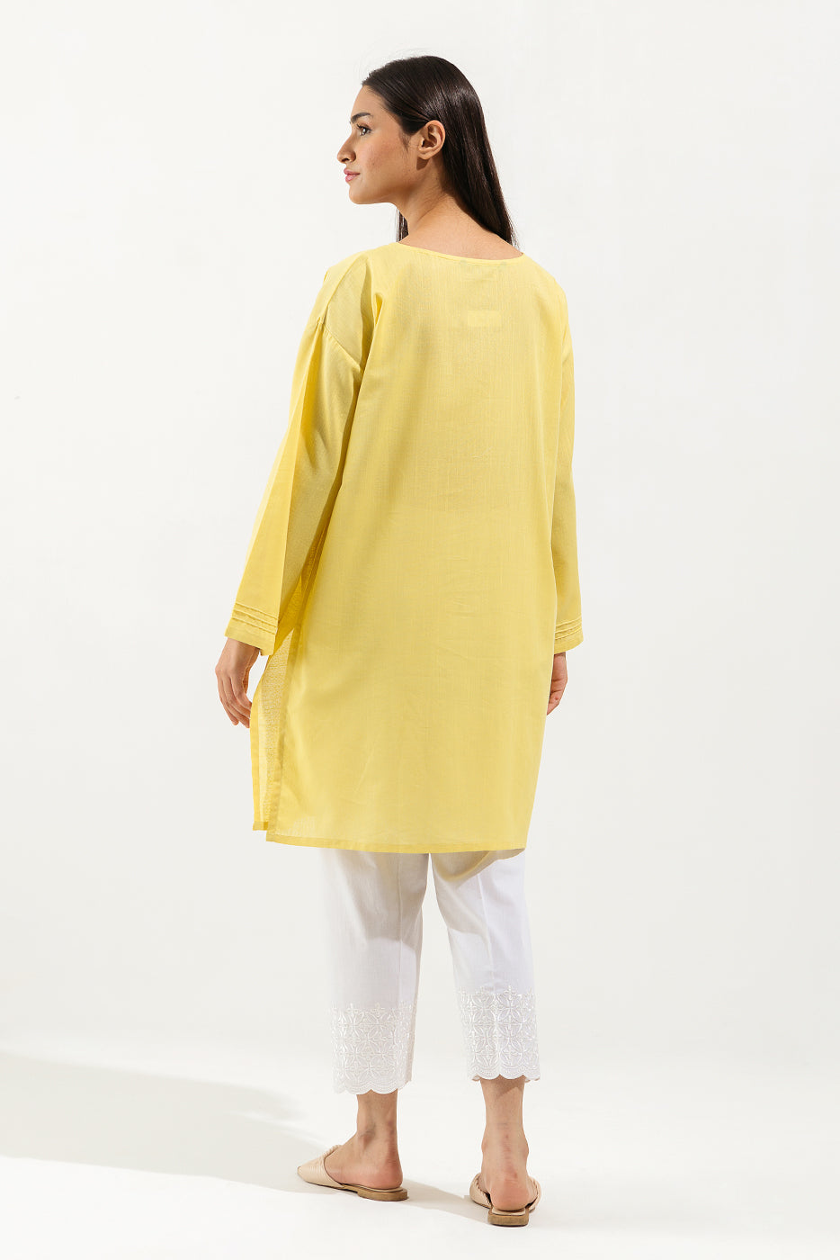EMBROIDERED TEXTURED SHIRT (PRET)