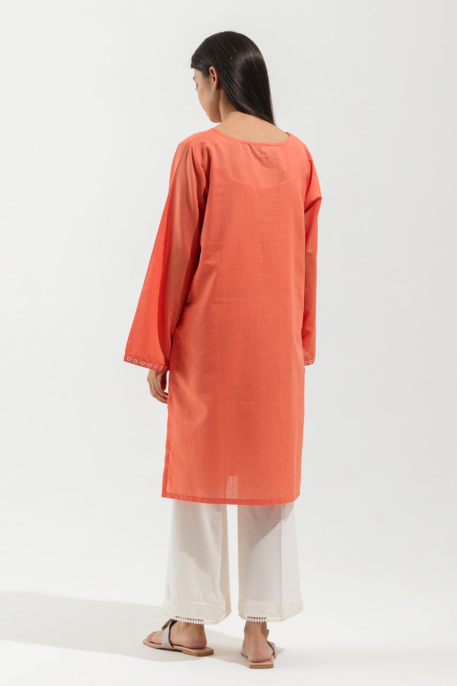 EMBROIDERED TEXTURED SHIRT(PRET)