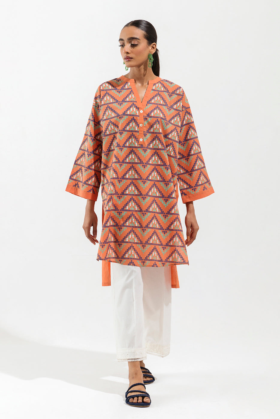 PRINTED LAWN SHIRT (PRET)