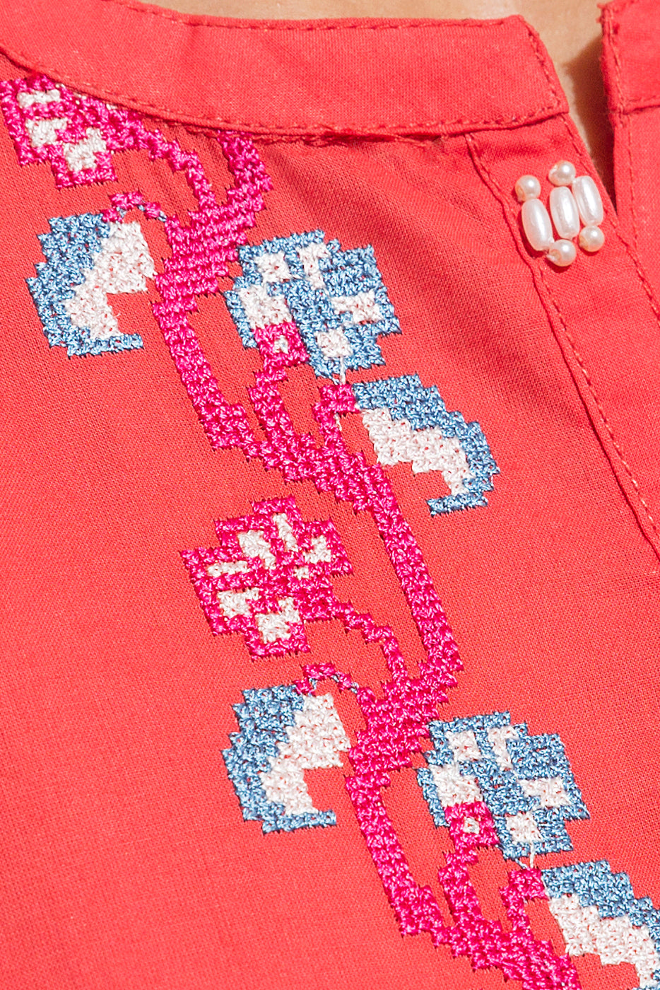 EMBROIDERED LAWN SHIRT (PRET)