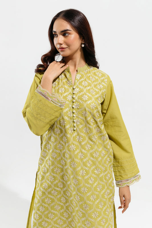 EMBROIDERED LAWN SHIRT (PRET)