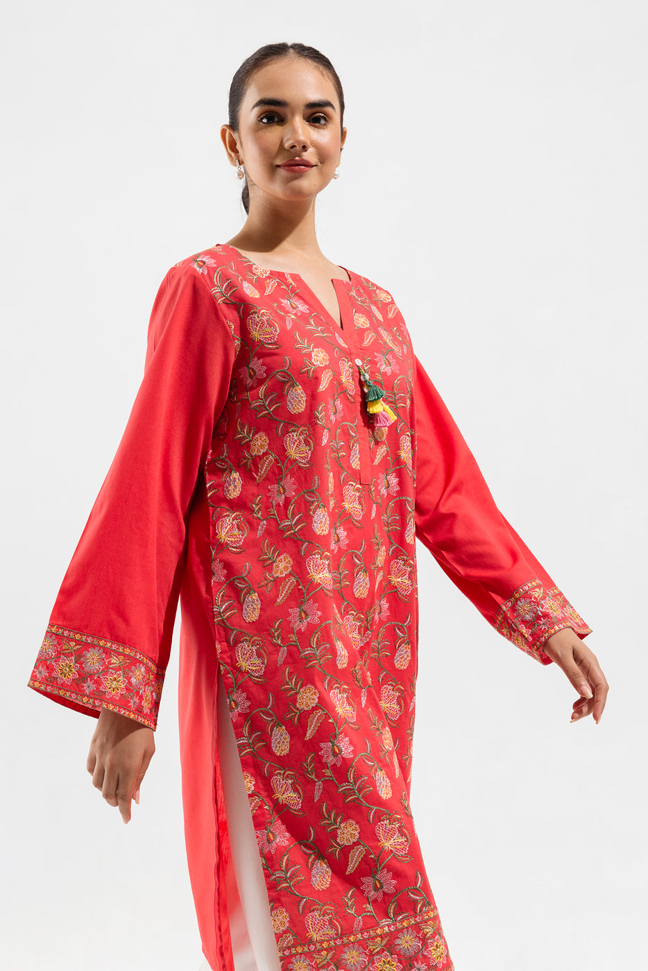 EMBROIDERED LAWN SHIRT (PRET)