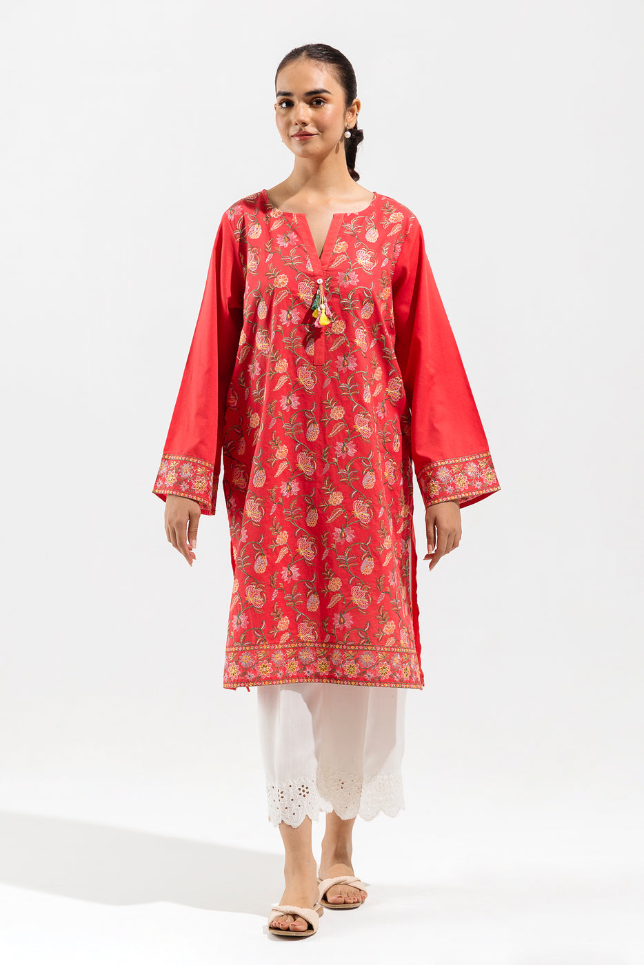 EMBROIDERED LAWN SHIRT (PRET)