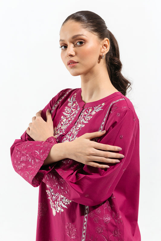 EMBROIDERED LAWN SHIRT (PRET)