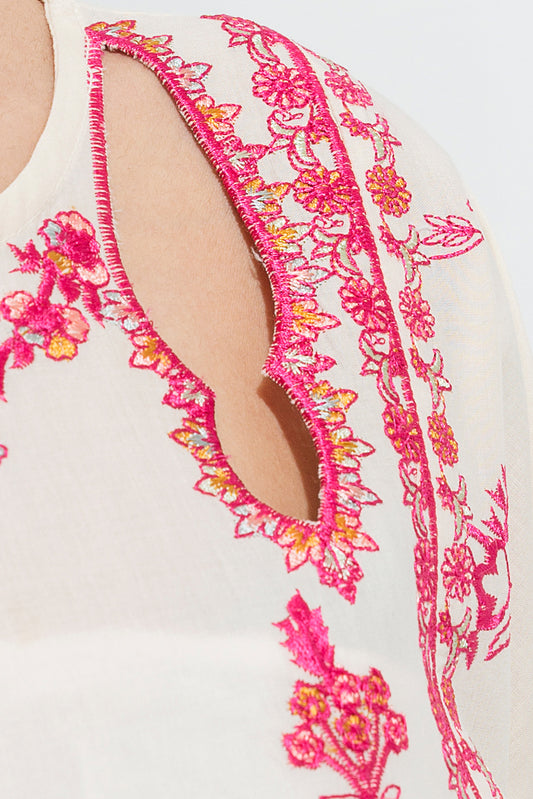 EMBROIDERED LAWN SHIRT (PRET)