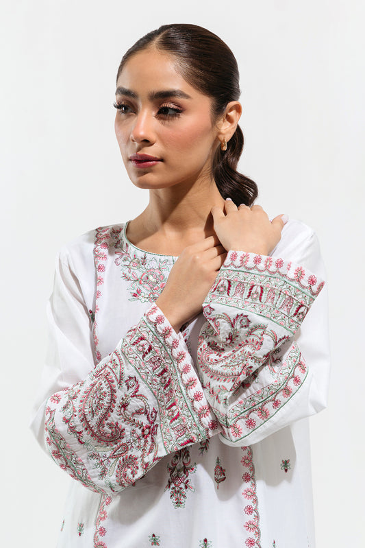 EMBROIDERED LAWN SHIRT (PRET)