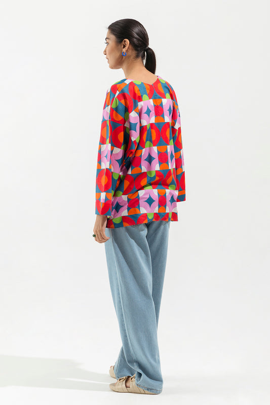 PRINTED LAWN TOP (PRET)