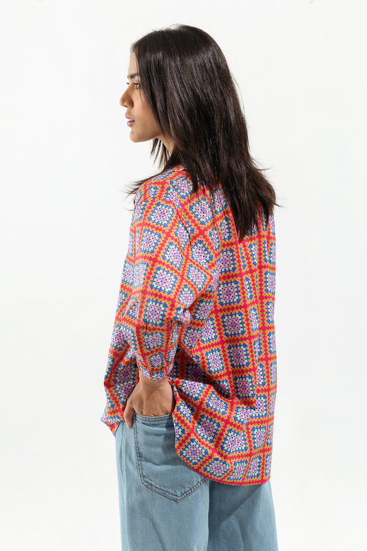 PRINTED LAWN TOP (PRET)