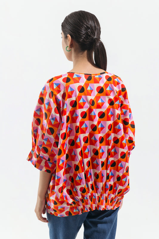 PRINTED LAWN TOP (PRET)