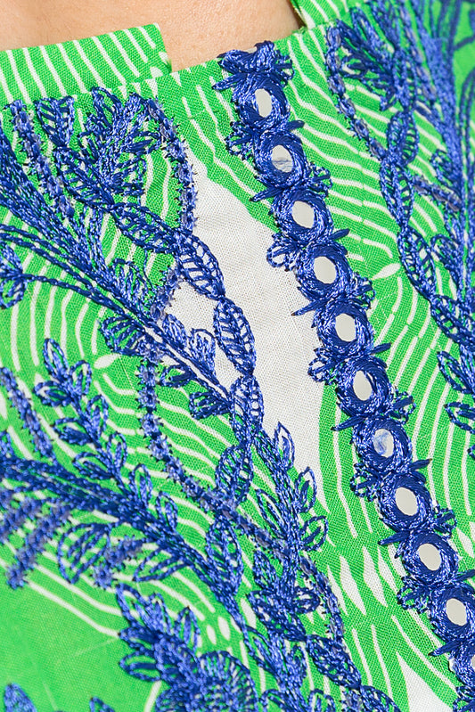 EMBROIDERED LAWN SHIRT (PRET)