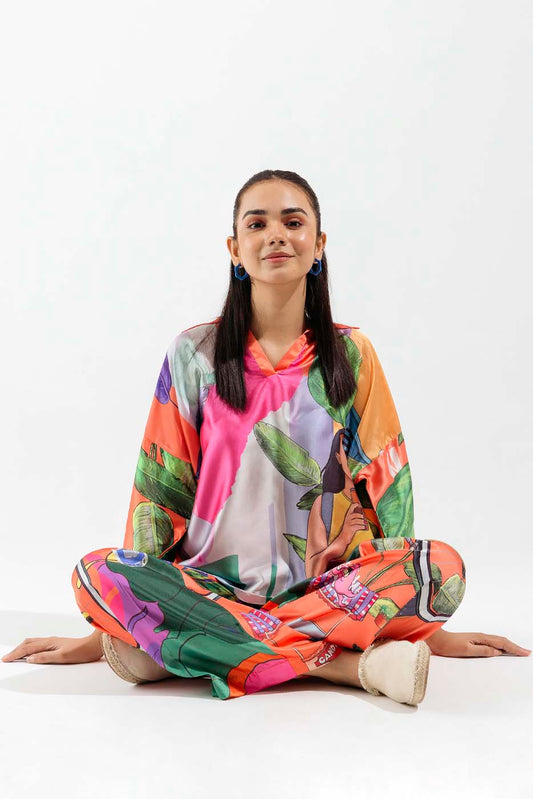 PRINTED SILK CO-ORD