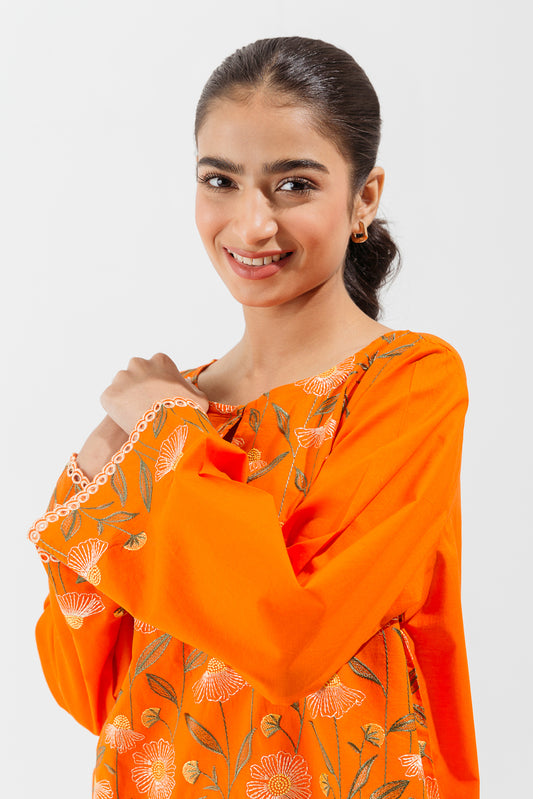 EMBROIDERED LAWN SHIRT (PRET)