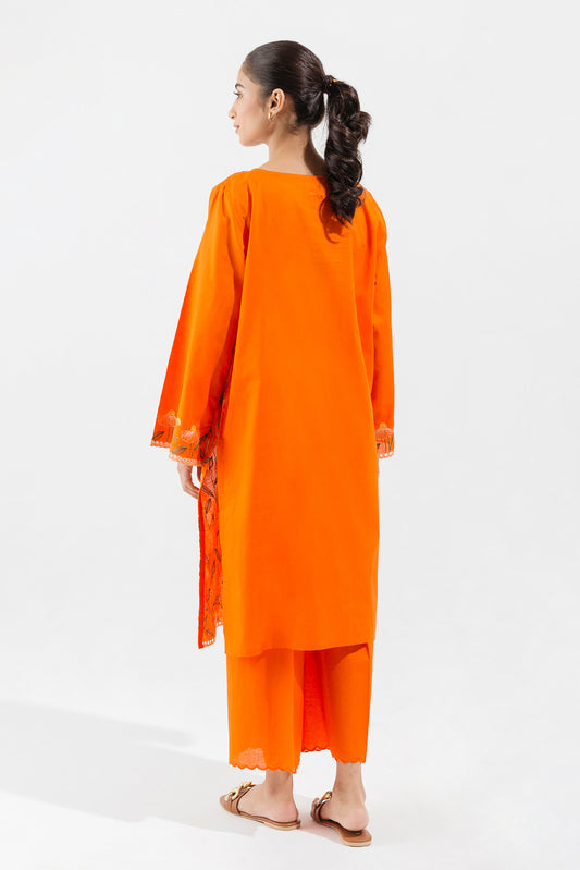 2 PIECE EMBROIDERED LAWN SUIT (PRET)