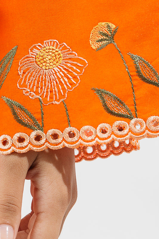 2 PIECE EMBROIDERED LAWN SUIT (PRET)