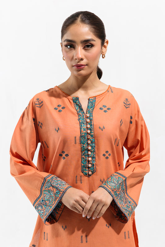 EMBROIDERED LAWN SHIRT (PRET)