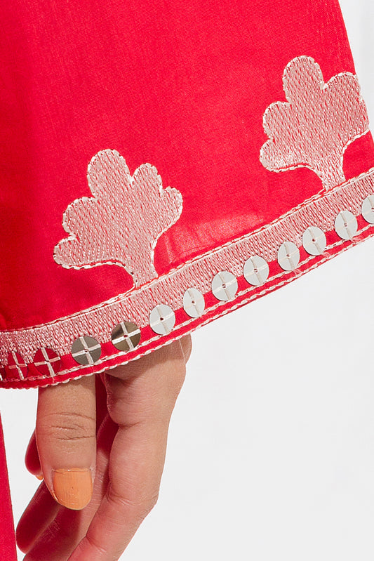 EMBROIDERED LAWN SHIRT (PRET)