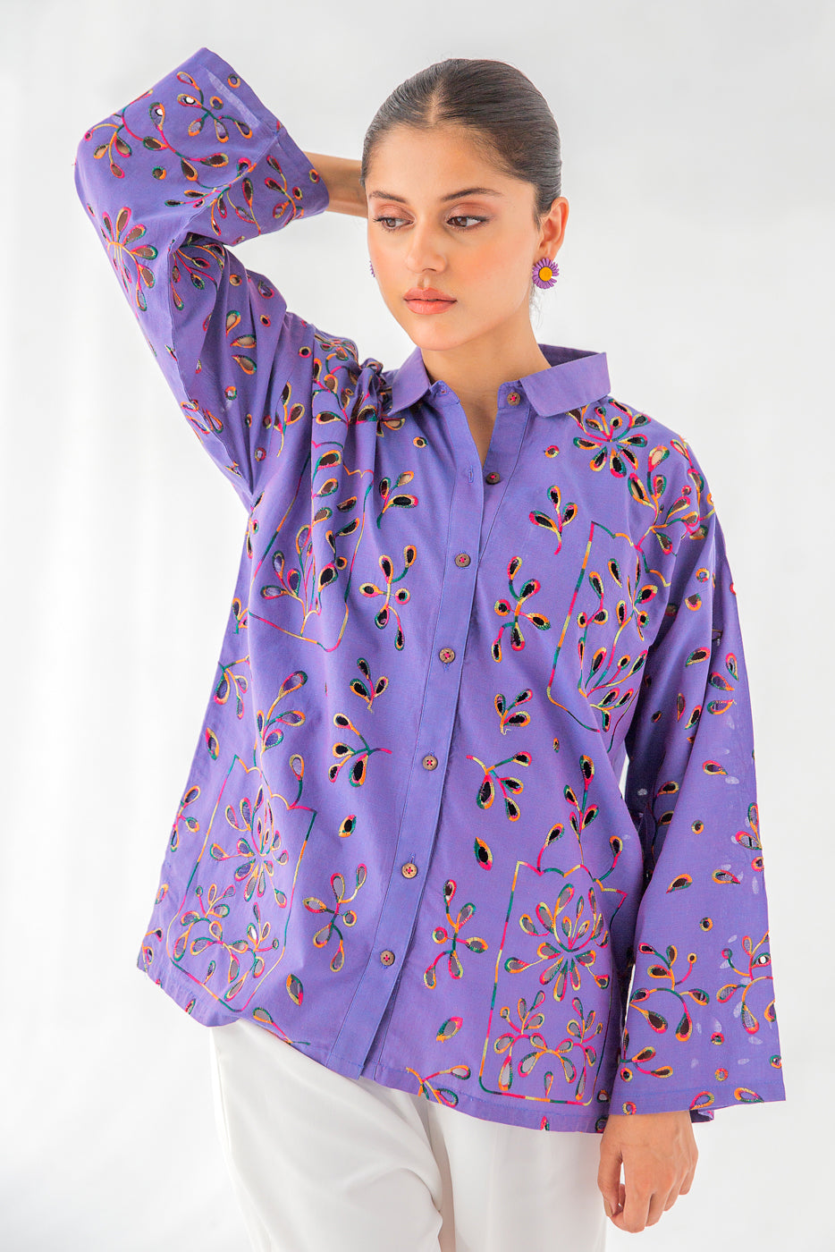 CHAMBRAY TOP (PRET)