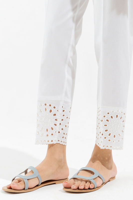 EMBROIDERED STRAIGHT PANTS