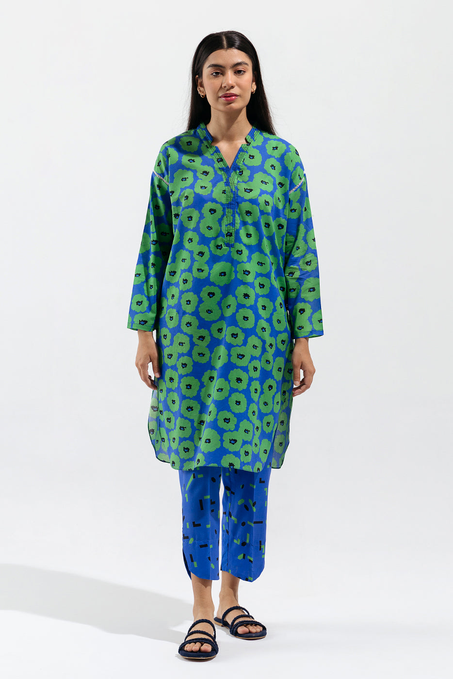 PRINTED LAWN SHIRT (PRET)