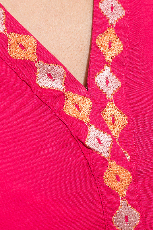 EMBROIDERED SHIRT WITH PANTS
