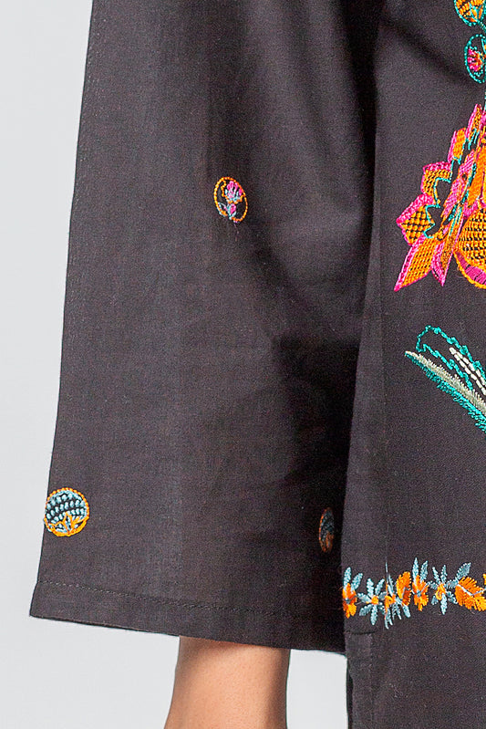 EMBROIDERED LAWN SHIRT (PRET)