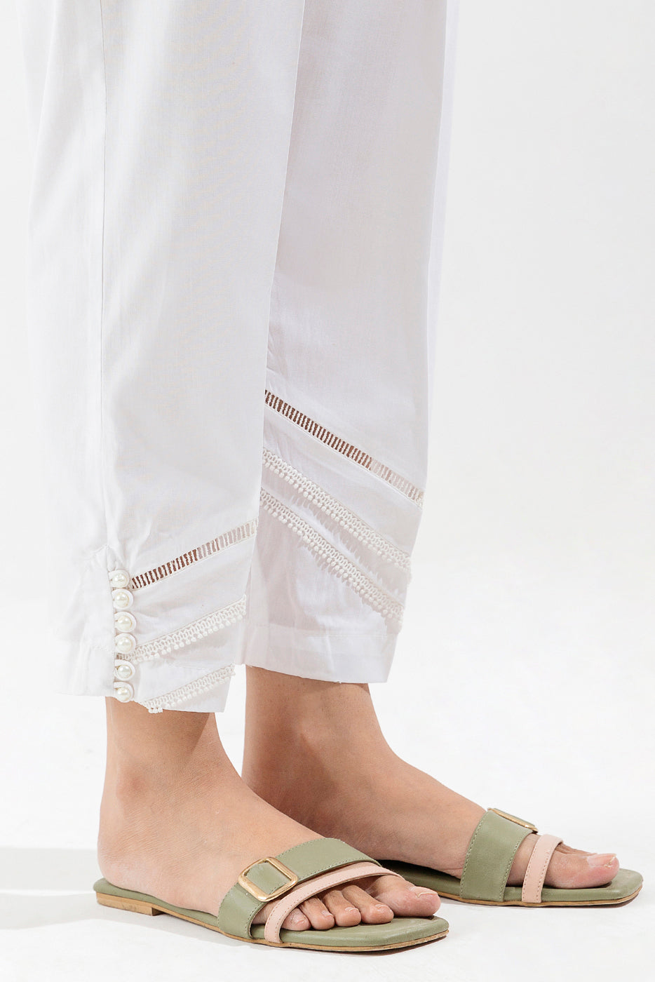 Buy Cream Pants for Women by PROJECT EVE Online | Ajio.com