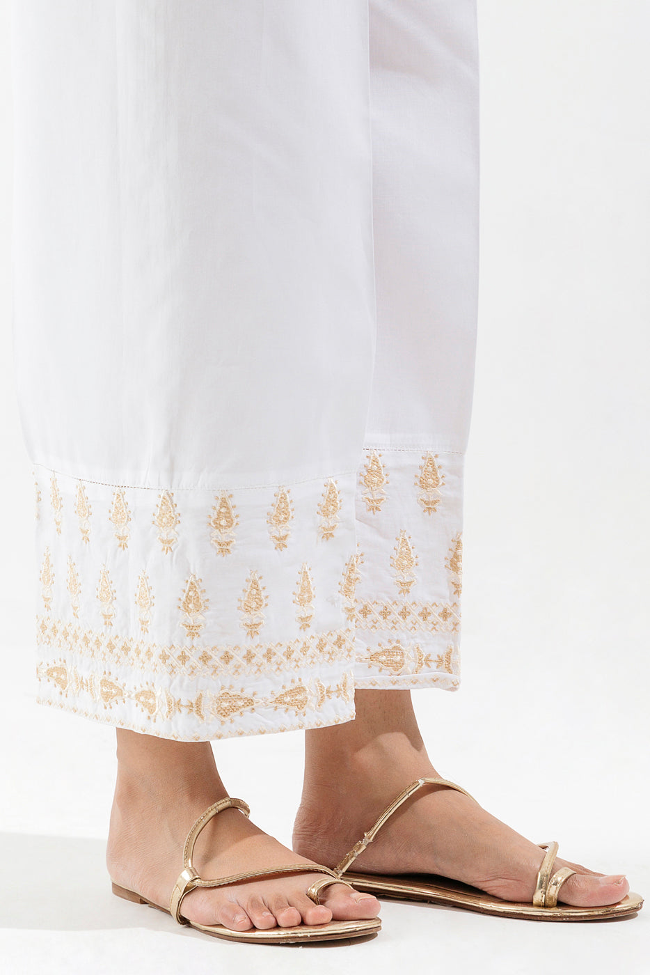 EMBROIDERED CULOTTE PANTS