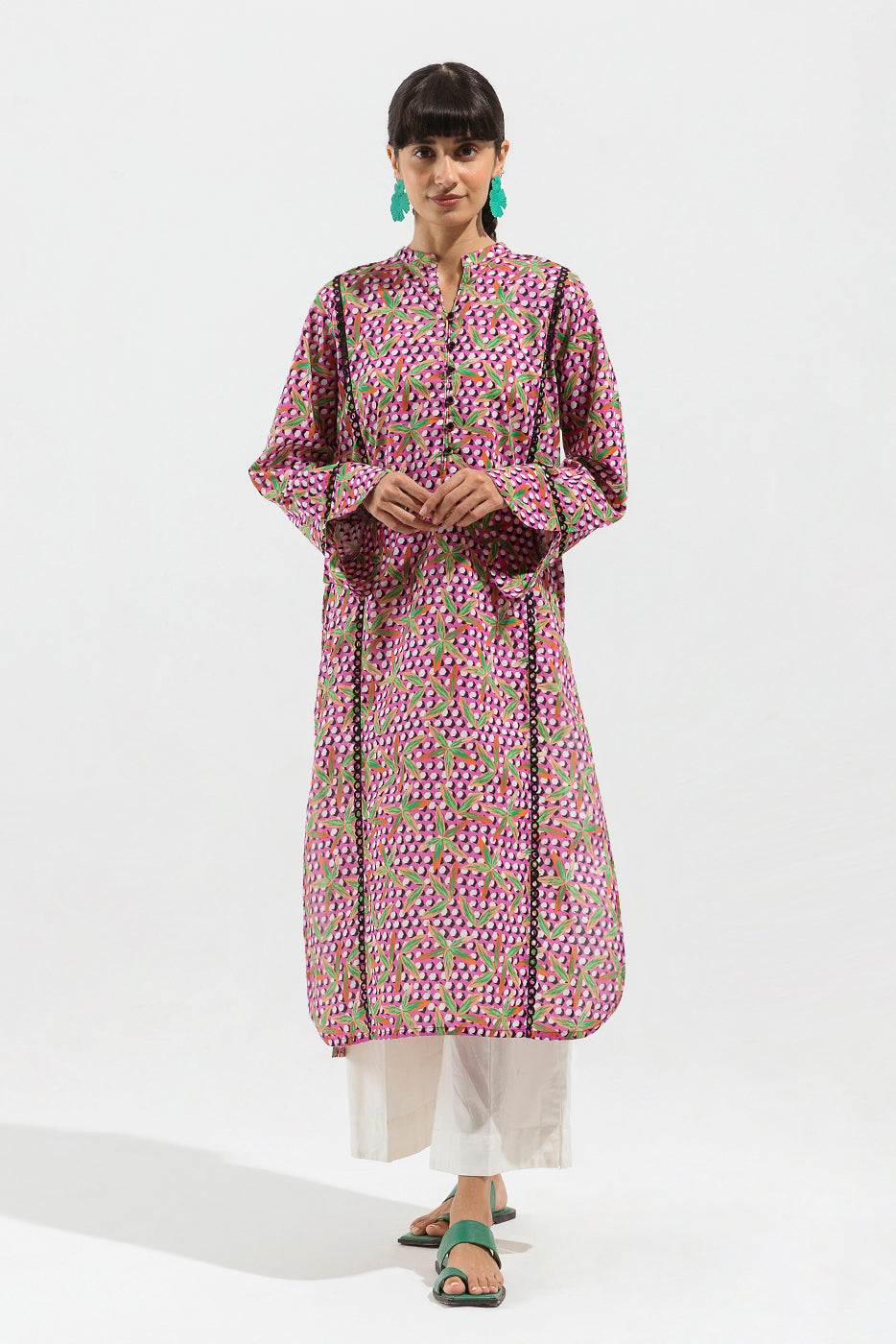 PRINTED LAWN SHIRT (PRET)